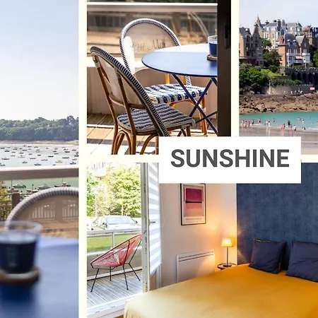 Sunshine - Appartement 2Pers - Terrasse Vue Mer - Dinard Exterior photo