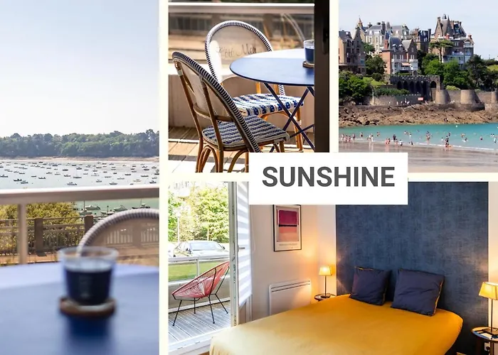 Sunshine - Appartement 2Pers - Terrasse Vue Mer - Dinard